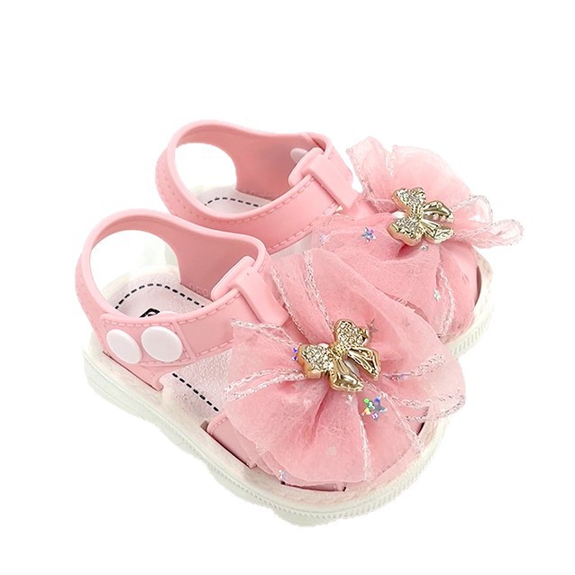 Sandalias de niña de verano antideslizante suave zapatos para bebés pequeños niñas hebilla fábrica directa al por mayor comercio exterior