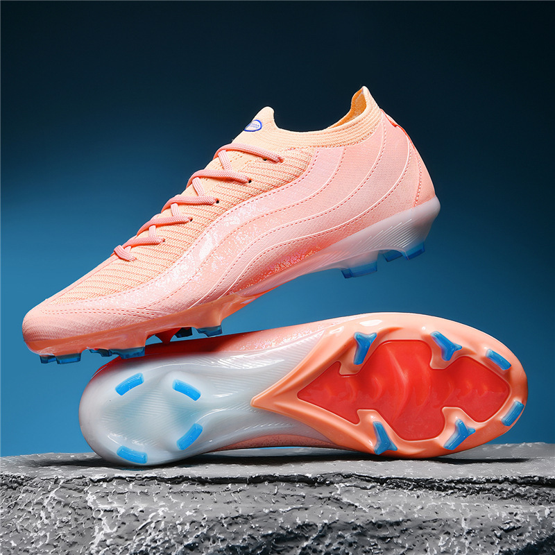 Zapatos de Fútbol con Tacos de Corte Bajo de KPU y TPU Transpirable para Césped Natural y Artificial image 3