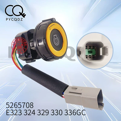 Caterpillar 6-Pin Ekskavator Düymə Başlanğıcı üçün 5265708 Alovlanma Açarı E323