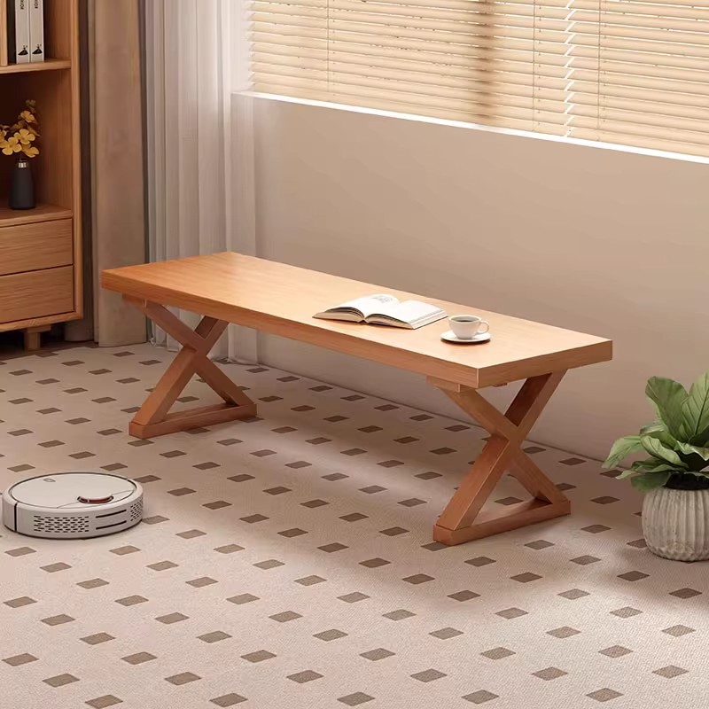 Banco de madera tronco banco banco de madera mesa de comedor casera banco chino banco de cambio de zapatos banco largo núcleo de madera sólida banco de cola de cama