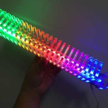 KS25音乐频谱梦幻水晶音柱光立方LED电平电子制作DIY套件VU塔声控