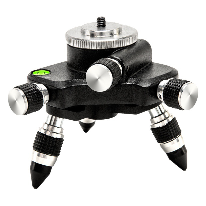 8-LINE 12-Line 16-Line Nivel de instrumento etiqueta de la pared delantera y trasera izquierda y derecha de ajuste fino de aleación de aluminio recubierto de base sólida y giratoria