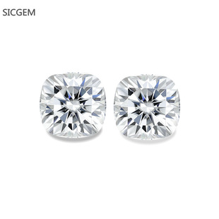 [Mosan Diamond Bare Stone] 2.0 2.5mmD Color Super White Special-shaped Mosan Diamond Bare Stone Fertilizer Square Pillow-shaped Mosan Diamond