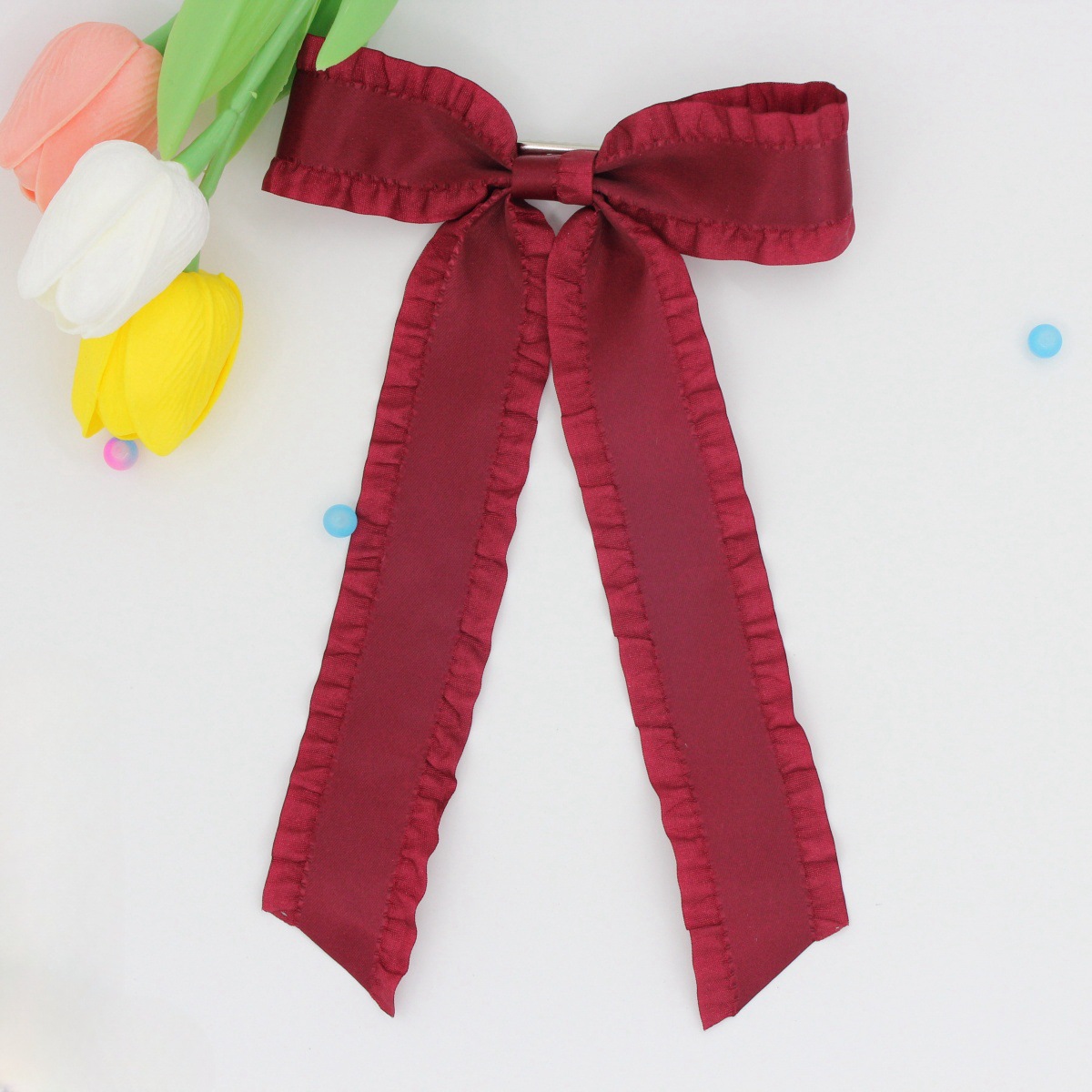 Handmade Design Simple Style, Classic Style Style Women's Simple Style Classic Style Bow Knot Alloy Cloth Handmade Hair Clip