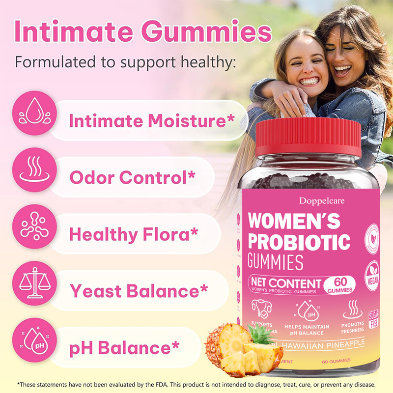 亚马逊TK热销Women's ProbioticSlippery 女性益生菌软糖现货批发|undefined