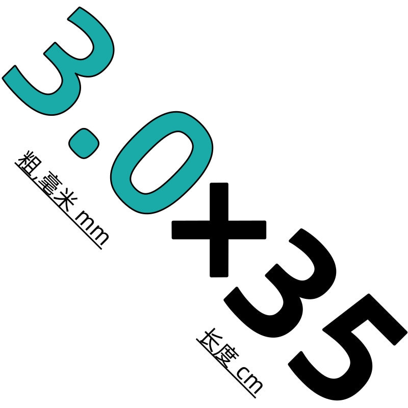 Palillo de madera de pie desechable 5.0mm * 60cm1.0mm salchicha de almidón de sándalo barbacoa desechable brillo de bambú fábrica