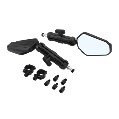 GOOFIT Foldable Adventure ADV Car West Wind Rearview Mirror Off-Road Motorcycle Folding Rearview Mirror E036-SF (Motorcycle rearview mirror)
