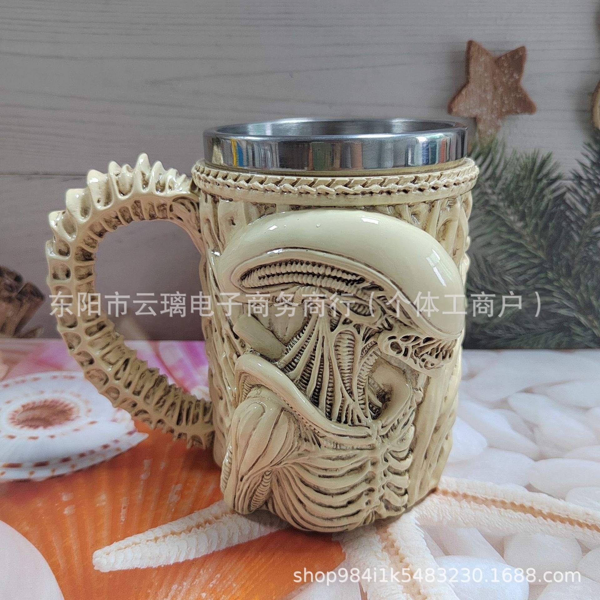 Nuevos productos de taza transfronteriza, estaciones independientes, nuevos productos de resina de barra irlandesa con forro interno, adornos de taza