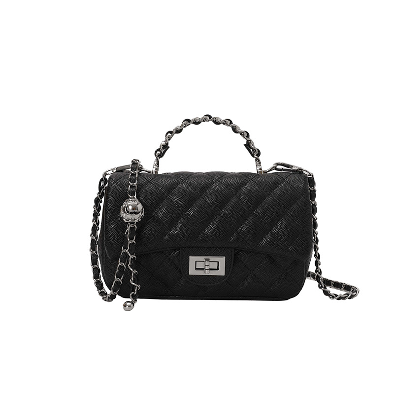 Moda de cadena de diamante bolso de mano para mujeres 2026 nuevo estilo transfronterizo de alta humedad de moda lujosa bolsa de mochila