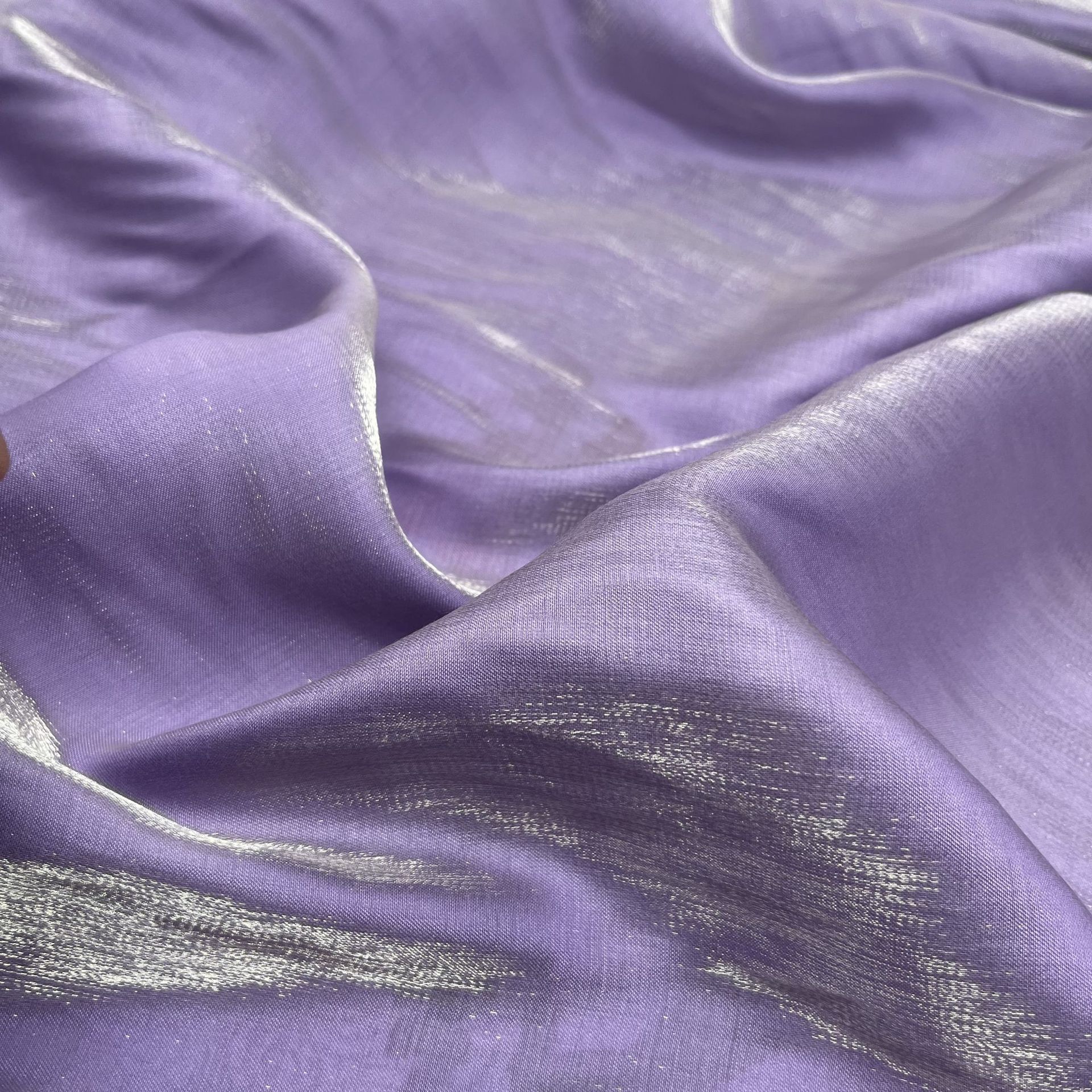 Lapis lazuli silk, gold-thread cotton, snow chiffon fabric, lapis lazuli silk, cotton fabric, bias-cut shirt, one-piece dress, Hanfu pants, fabric