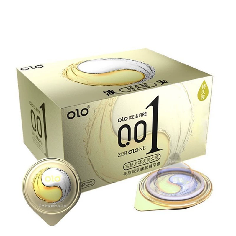 OLO гиалуроновая кислота 001, модель Men's Goddess, 10/3, только презервативы