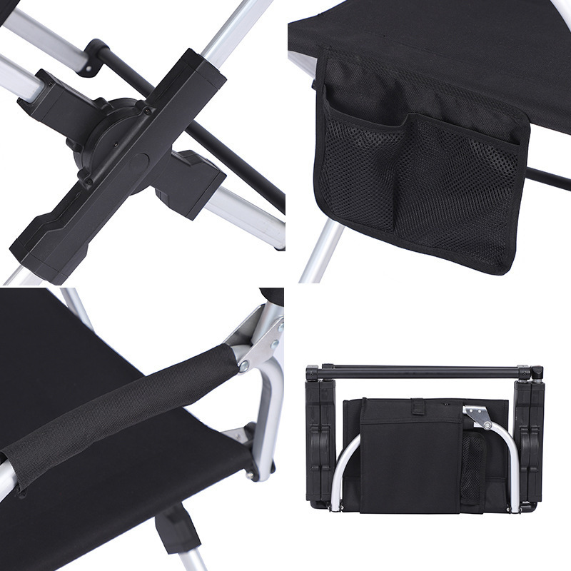 Bolsa de mano silla de director de viaje autoconductor acampado silla de pesca silla plegable de aleación de aluminio silla plegable mayorista Kermit image 4