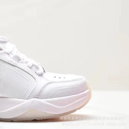 Air Monarch 4 Белый Синий Vocal Leisure Low M2K мужские и женские одни и те же спортивные кроссовки беговые кроссовки амортизация daddy shoes