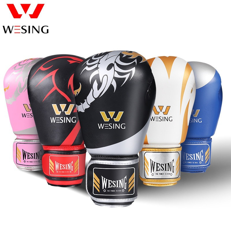Jiurishan Boxing Gloves for Sanda and Muay Thai, Professional Fighting Training Gloves for Adults and Children, Suitable for Punching Bags