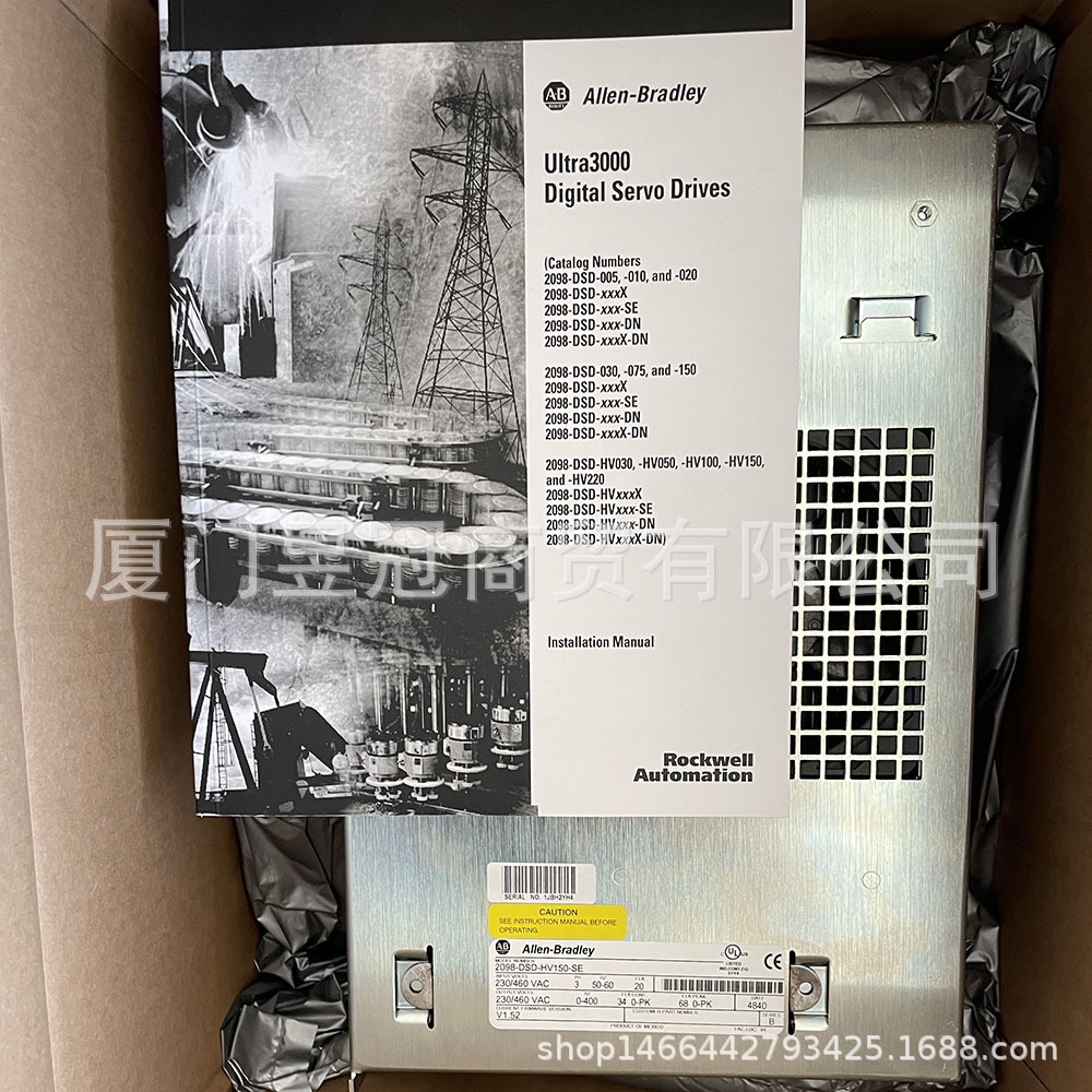 原装进口AB罗克韦尔伺服驱动器 2098-DSD-HV150-SE 全新 质保一年