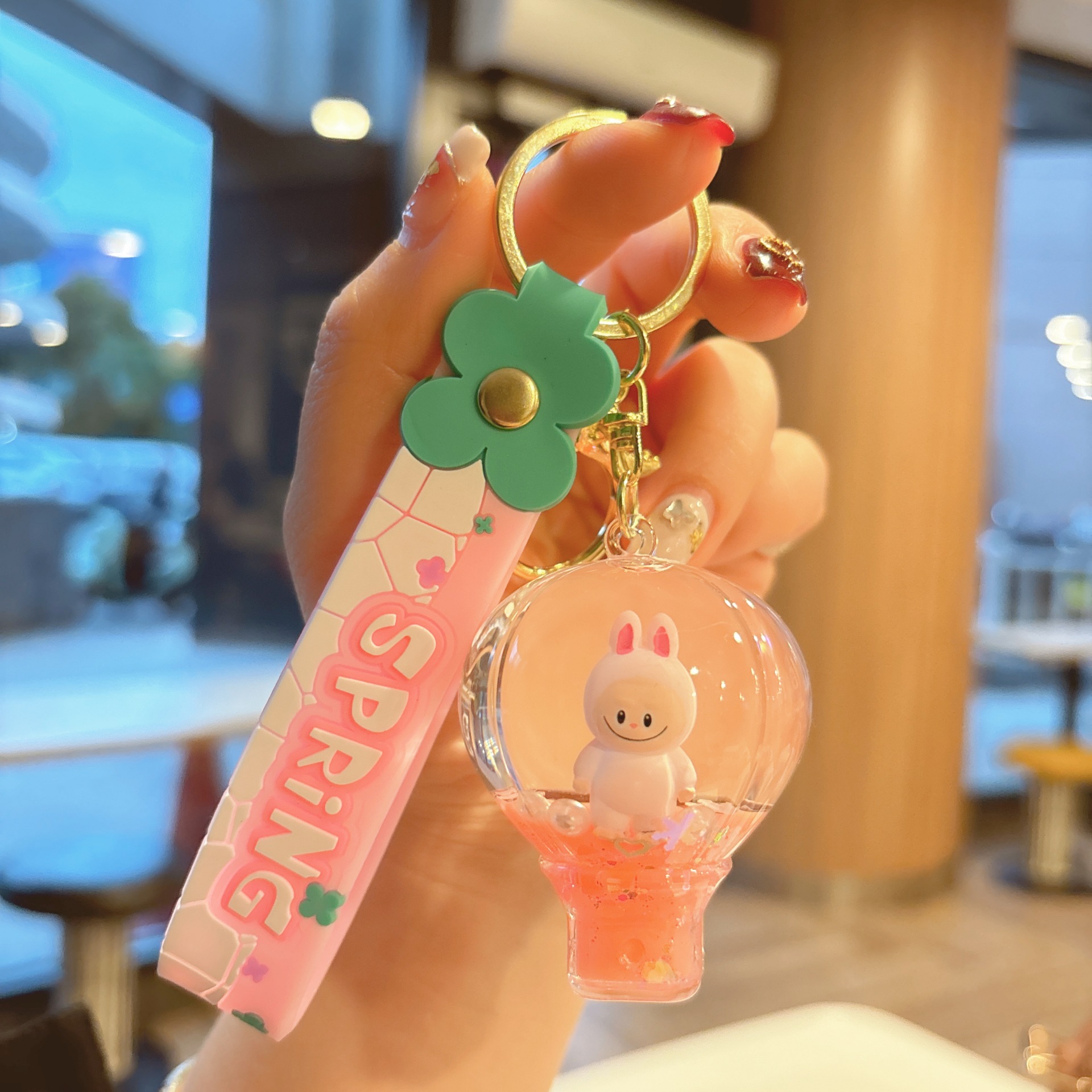 63g Weight Bag Pendant, Keychain Classification 1 Piece Quantity Party, Festival Occasion Acrylic Material Cartoon Character Pattern Unisex Gender Cute Style 1 Piece Cute Cartoon Character Acrylic Unisex Bag Pendant Keychain 7