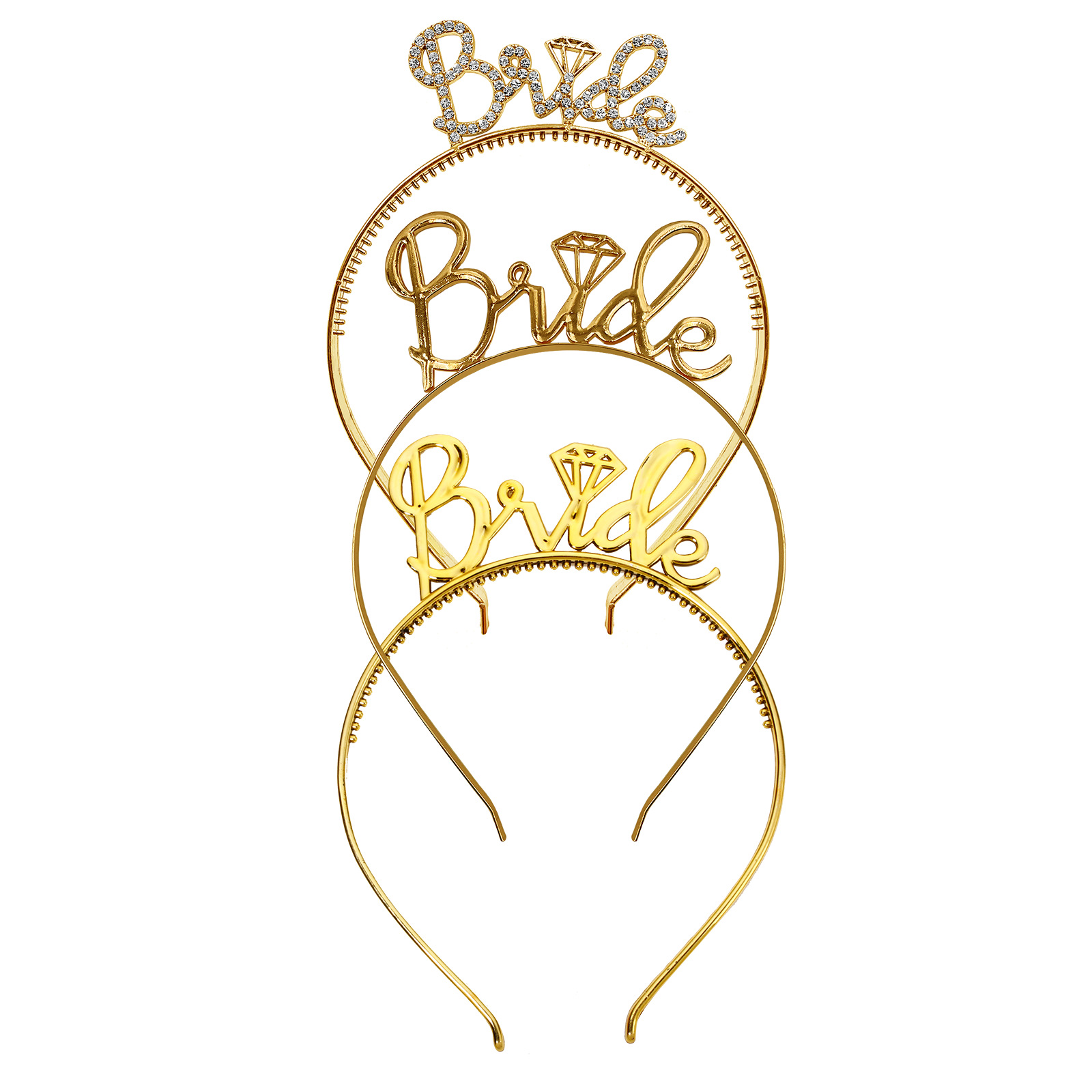 Diadema de Bride, fiesta nupcial, diadema festiva, diadema de cumpleaños, diadema de aleación de resina transfronteriza, joyería al por mayor