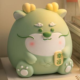 The Piggy Bank Can Only Go in and Out, Save Money Habit, Dudu Pig Children's Cartoon Toy, Anti-Fall Ornament, Piggy Bank Wholesale