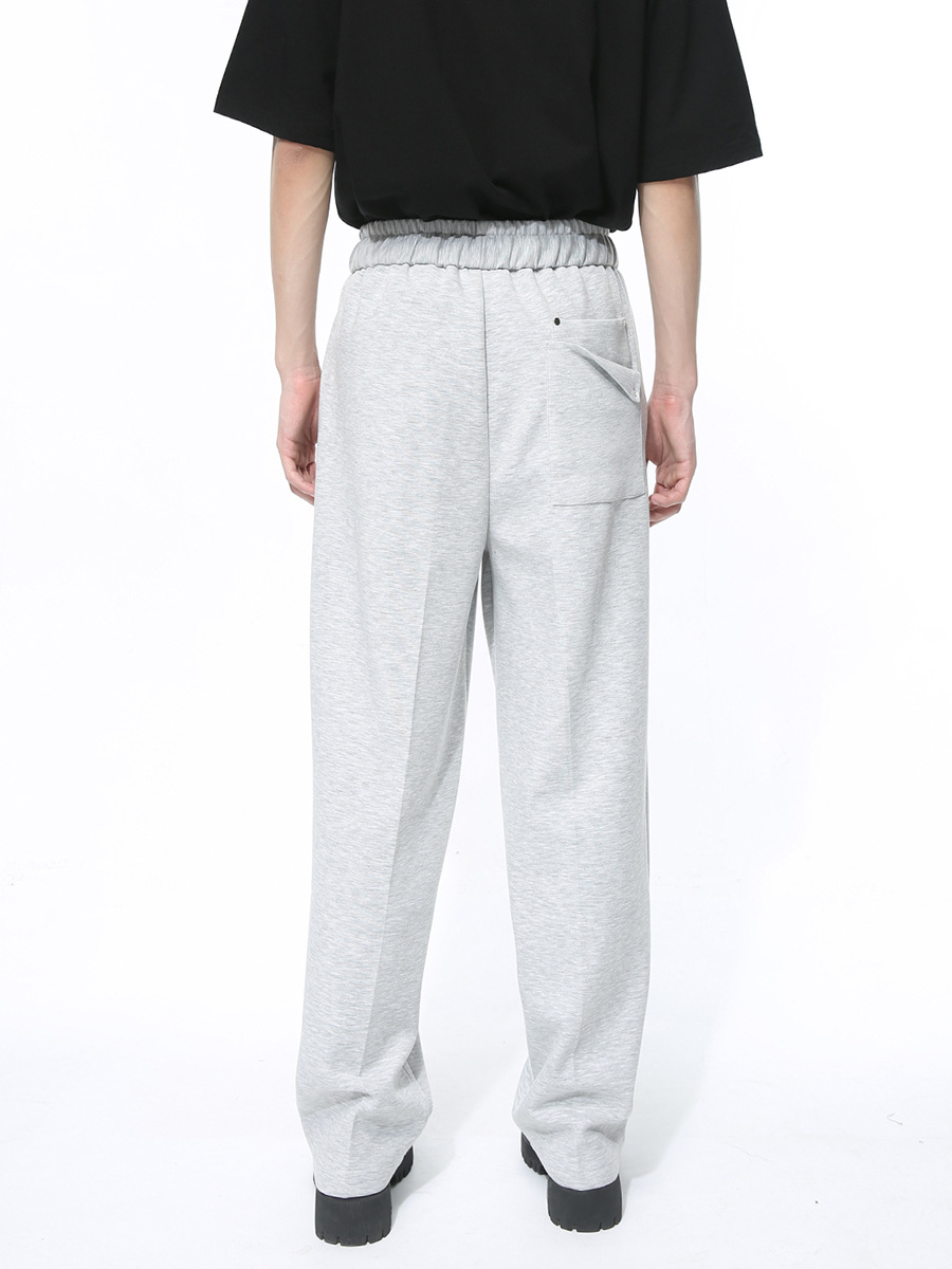 Mtlclothes ropa de Hombre | 2024 primavera nuevo cordón deportes elástico cintura recta suelta casual sweatpants moda