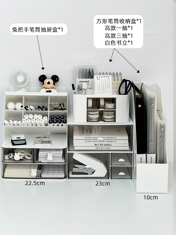 Pens holder, capacious storage box, table marker, universal pencil case, high-quality style