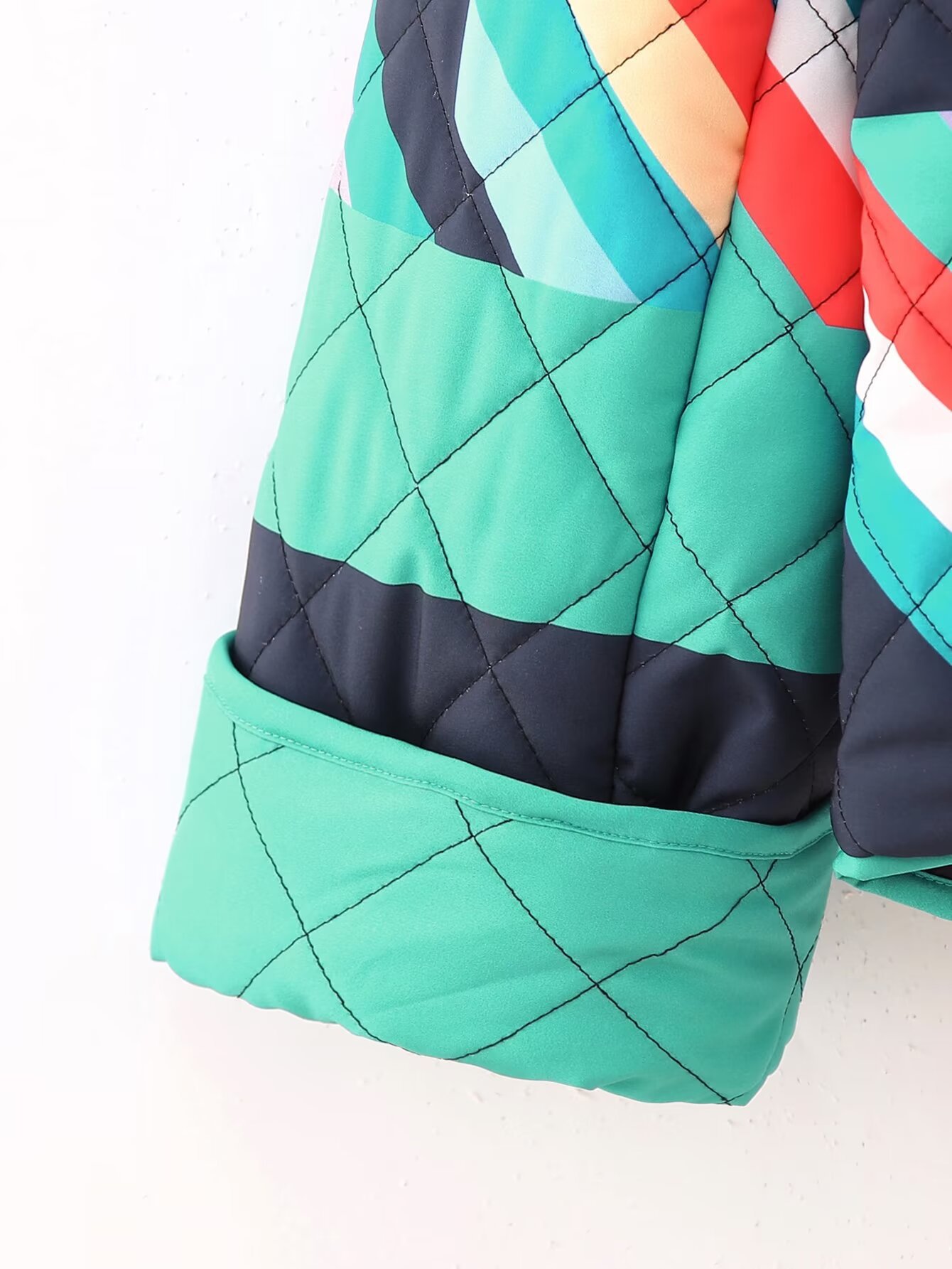 Women's Winter Jacket Oversized Street Style Printed Cotton Coat_voghion.com