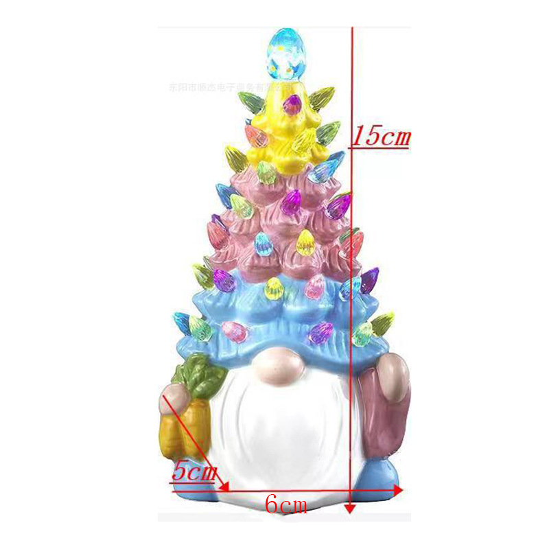 Cruz de la frontera de Navidad Pascua de Primavera de resina decorativa de fábrica directa muñeca sin rostro adornos enanos
