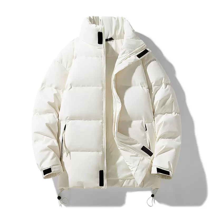 2025新款羽绒服男女款国标90白鸭绒保暖男装外套宽松立领情侣装