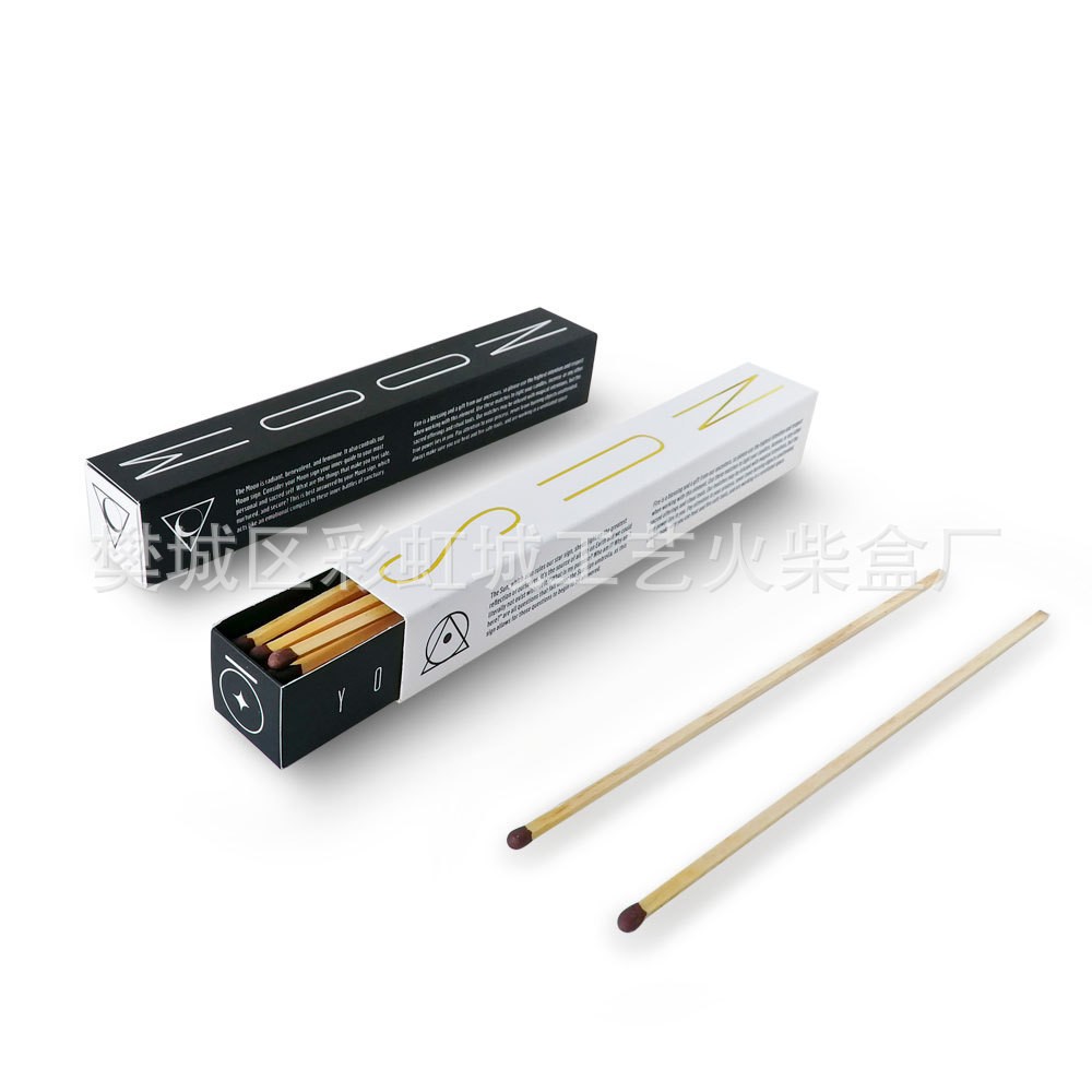 壁炉火柴盒装 创意礼品火柴 酒店一次性木梗火柴