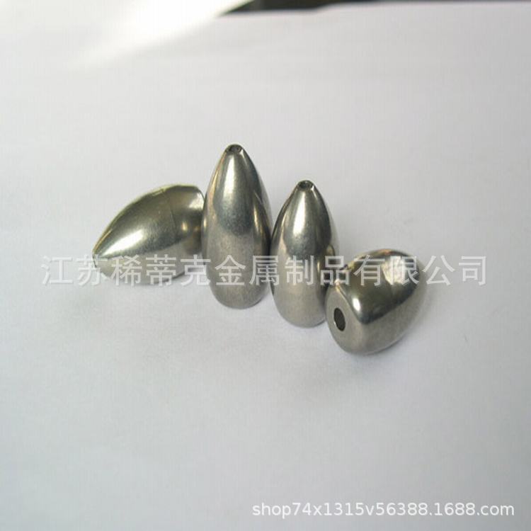 钨鱼坠高比重路亚假饵钨坠  规格多钨坠子裙摆带尾子弹鱼坠