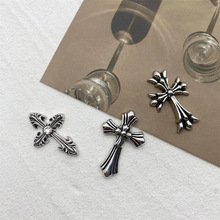 复古合金十字架饰品配件手工发饰手机壳包包DIY辅料个性服装配饰