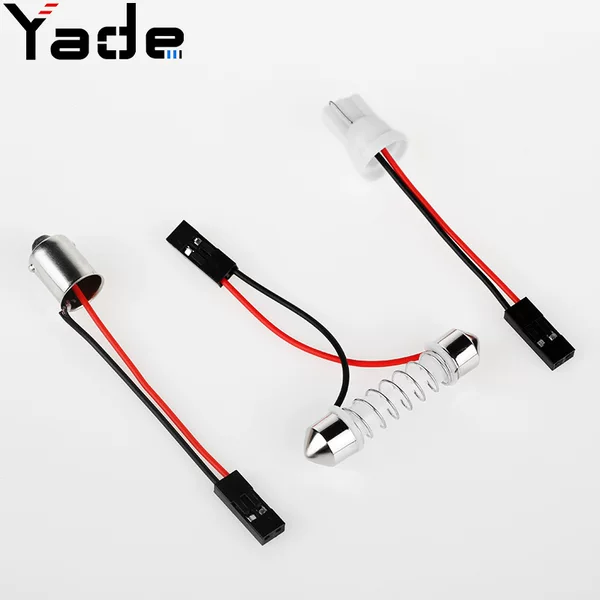 Yade car LED accessories T10 head double pointed spring BA9S head reading light board lamp accessories head car light