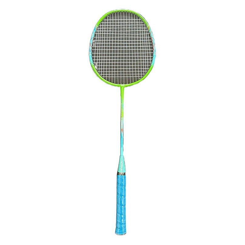Iron Alloy Badminton Racket Split Set for Training Students and Beginners, Double Play, Double Player, with Shuttlecock, Direct Grip, Ultra-Light