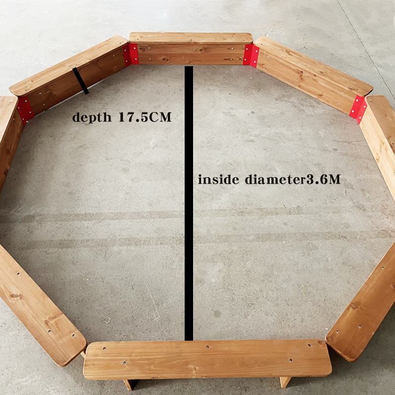 Juego de arena grande para niños juguetes de jardín de infantes Comercio exterior traje de piscina de arena cerca de pozo de arena plegable fabricante familiar de madera