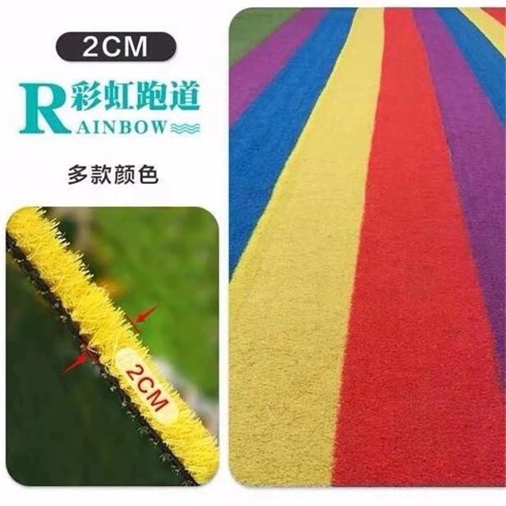 2.0cm 특수 메쉬-무지개 활주로