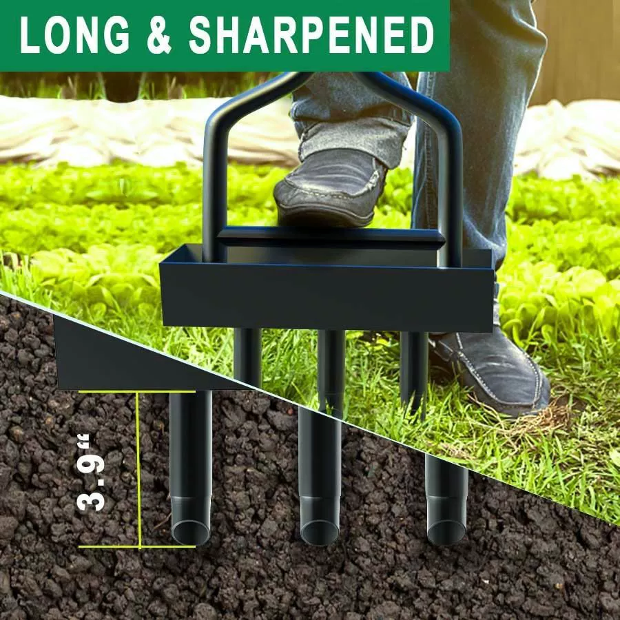 Ручной рыхлитель почвы, переворачиватель почвы, инструмент для внесения удобрений, газонный перфоратор, почвенный перфоратор, ручной инструмент для отбора проб почвы.