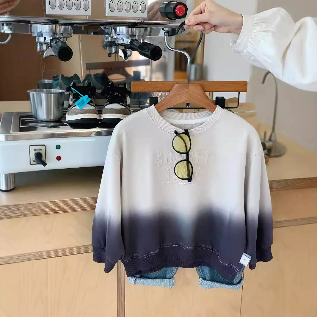Детский осенний свитшот для мальчиков для отдыха, oversize