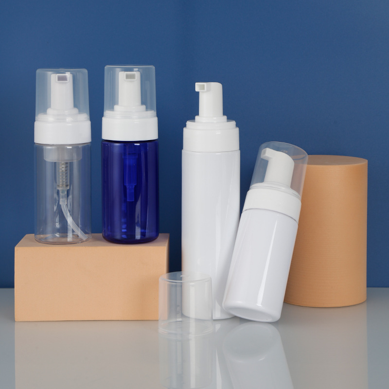 100ml 150ml 200ml limpiador facial botella de espuma de plástico botella espumante botella de espuma DIY mousse mousse botella subenvasada