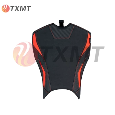 breathable seat covers | Motorcycle cushion - front-seat-cushion-red-original-seat-height
