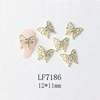 Jewelry for manicure, three dimensional metal decorations for nails, new collection, micro incrustation