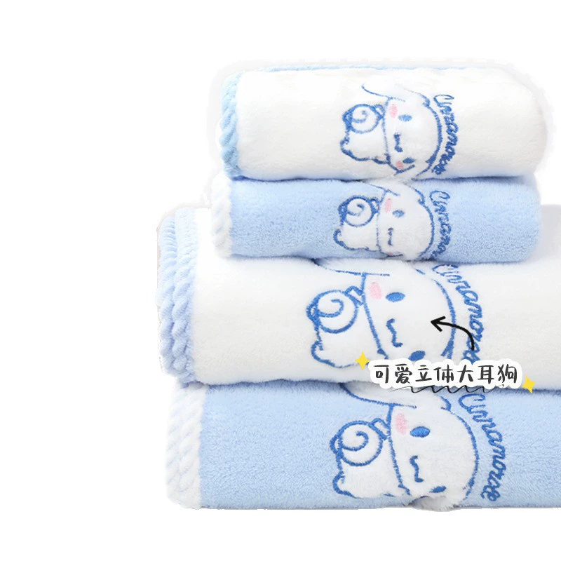 Soft cartoon coral bath towel, water absorbent