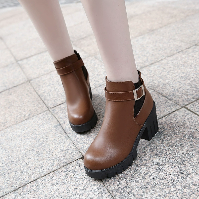 Martens, зимние высокие теплые флисовые сапоги на платформе для мамы