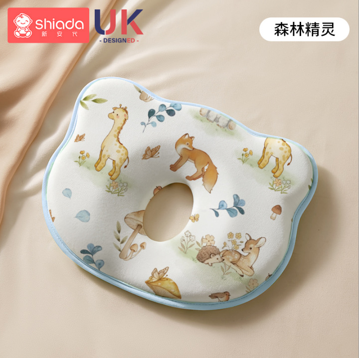 Almohada de silicona, almohada para bebés, corrección para bebés de 0 a 6 meses, corrección para bebés con migraña.