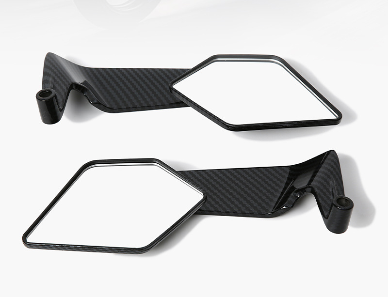 Cross-Border Motorcycle Modified Rearview Mirror Universal Fixed Wing Rearview Mirror Suitable for No.9 Yamaha Reflector