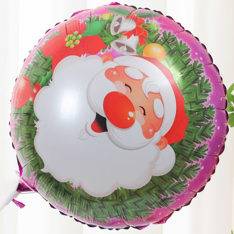 国境を越えたクリスマスアルミ膜風船頭飾り手首大サンタクロースクリスマスツリー幼稚園イベント|undefined