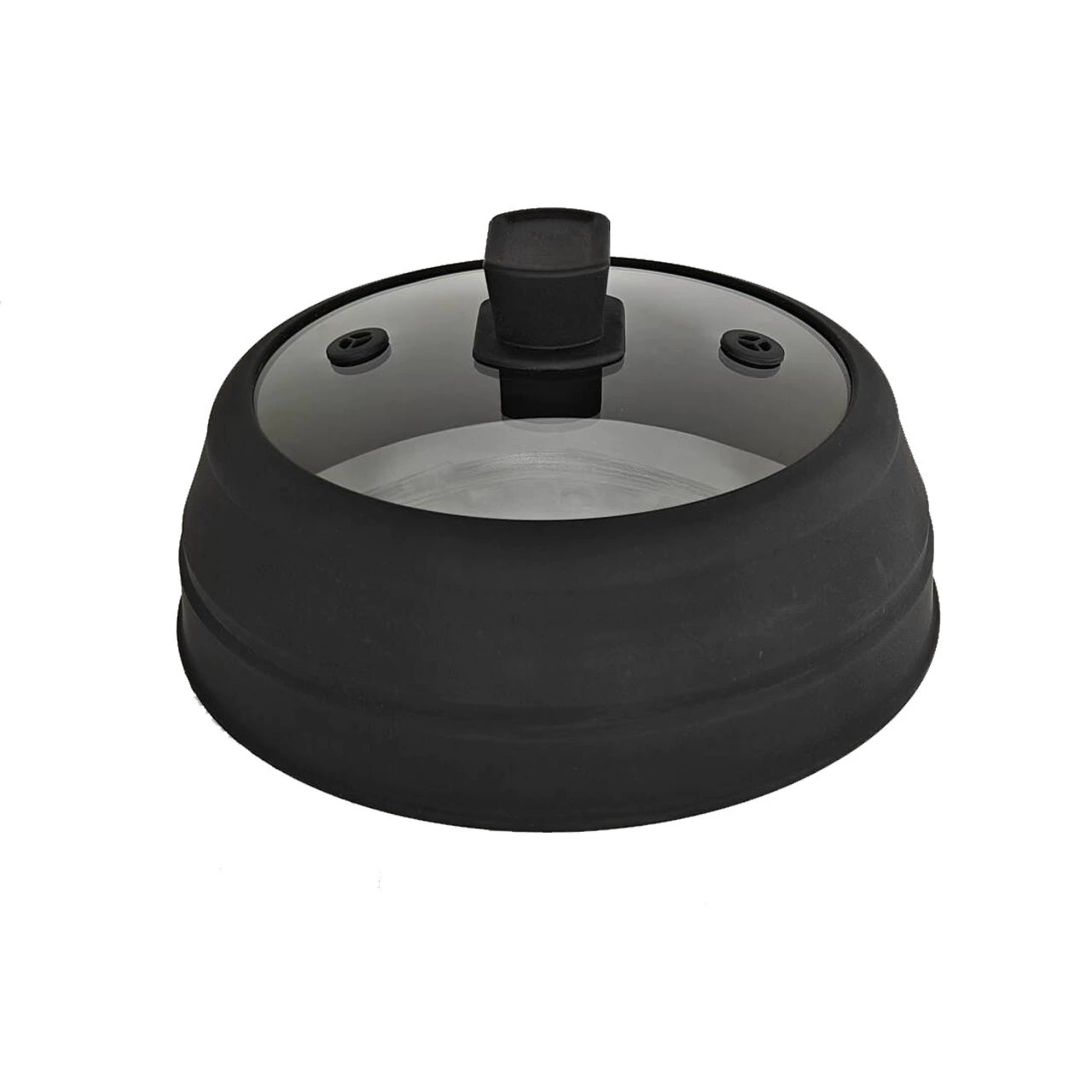 Заводская прямая продажа складная силиконовая стеклянная крышка силиконовая крышка кастрюли закаленное стекло силиконовая крышка кастрюли AG270