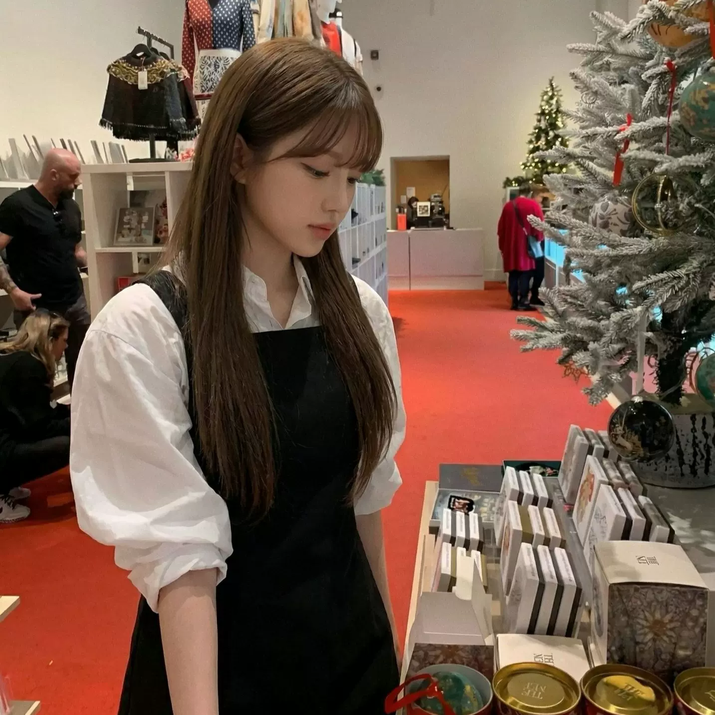 生C 2025冬季新款韩国东大门气质纯色显瘦百搭圆领背心裙连衣裙女