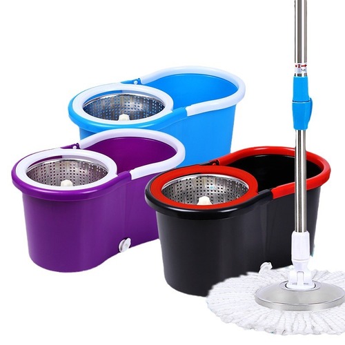 Wanben mop wholesale manufacturer direct sales dual drive rotating hand pressure gift mop mop bucket good god mop bucket