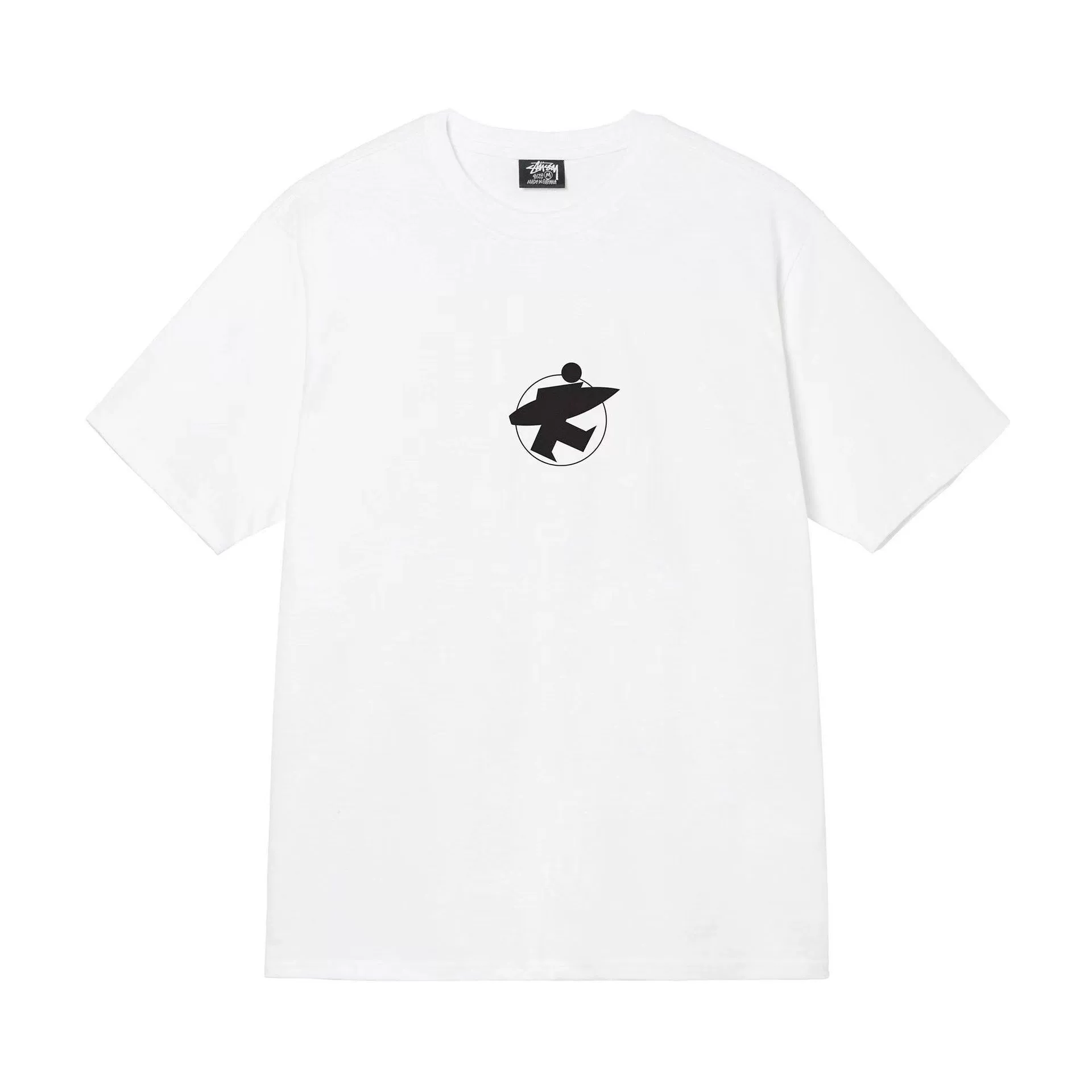 Футболка (Stussy) свободного кроя унисекс, короткий рукав, ткань 230 г, коллекция лета 2025