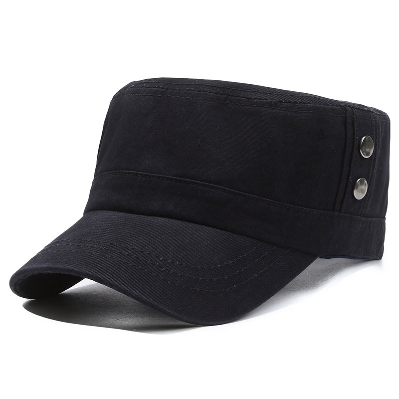 Military Flat Top Baseball Cap For Men Outdoor Casual Style_voghion.com