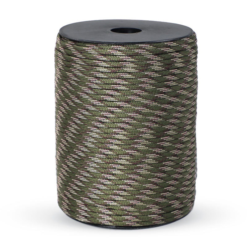 9 núcleo de cuerda de paraguas 100 metros de campamento al aire libre cuerda de montaña cuerda de supervivencia de emergencia pulsera cuerda trenzada